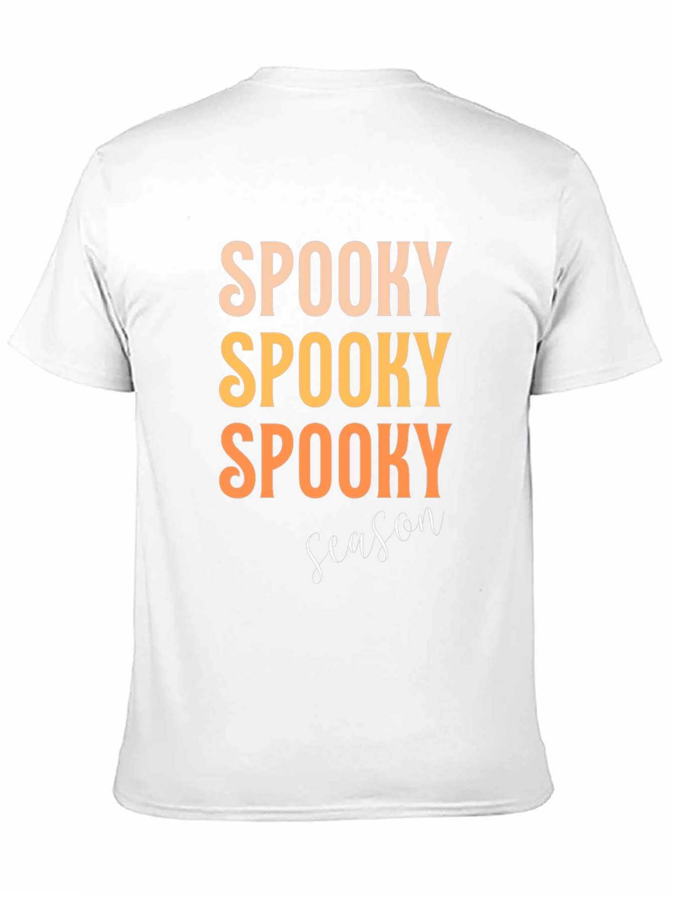 Camiseta Negra Spooky Season para Halloween