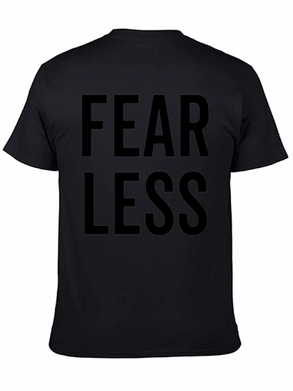 Camiseta Negra Fearless para Hombre