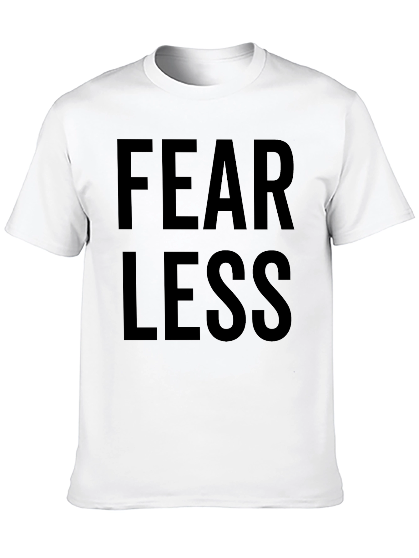 Camiseta Negra Fearless para Hombre