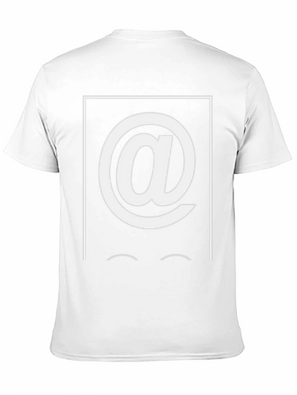 Camiseta Hombre Negra con Diseño Arroba
