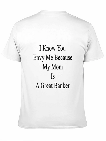 Camiseta Negra: Mi Mamá es una Gran Banquera