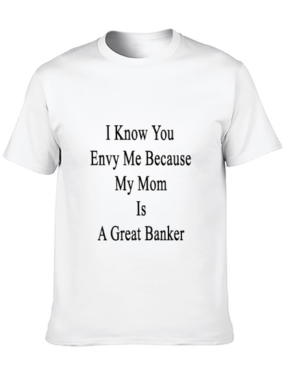 Camiseta Negra: Mi Mamá es una Gran Banquera