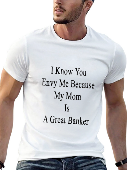 Camiseta Negra: Mi Mamá es una Gran Banquera