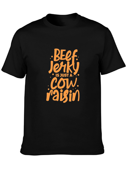 Camiseta Negra con Diseño de Beef Jerky