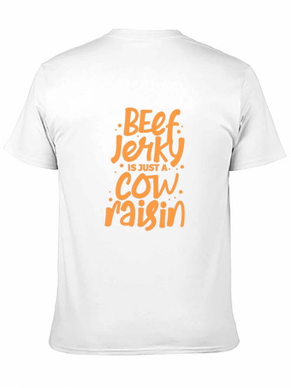 Camiseta Negra con Diseño de Beef Jerky