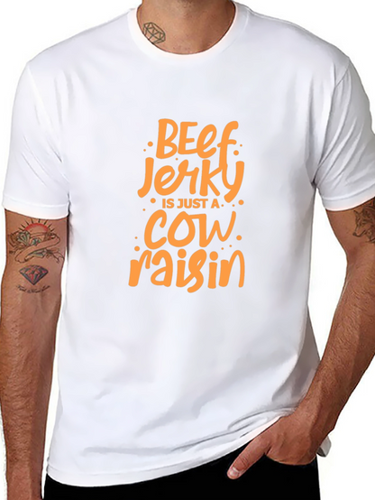 Camiseta Negra con Diseño de Beef Jerky