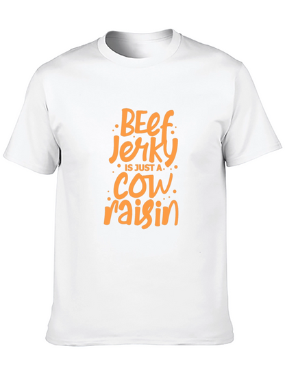 Camiseta Negra con Diseño de Beef Jerky