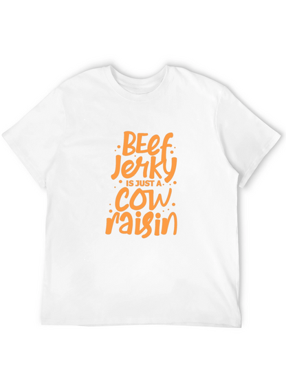 Camiseta Negra con Diseño de Beef Jerky