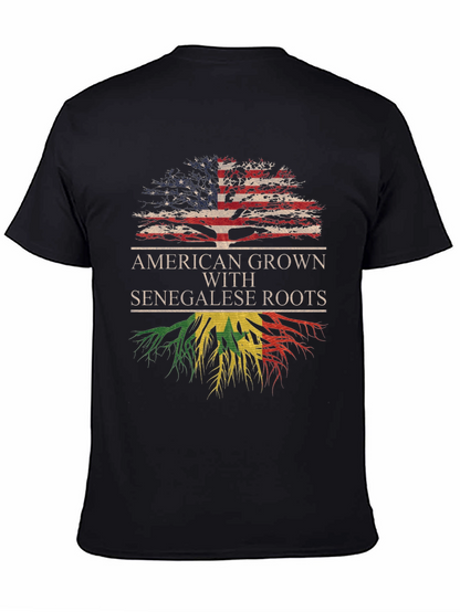 Camiseta Raíces Americanas y Senegalesas