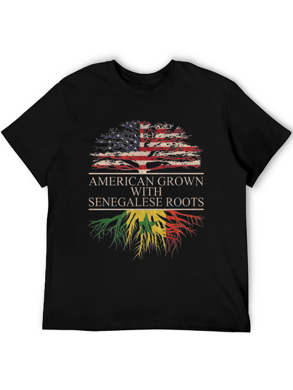 Camiseta Raíces Americanas y Senegalesas