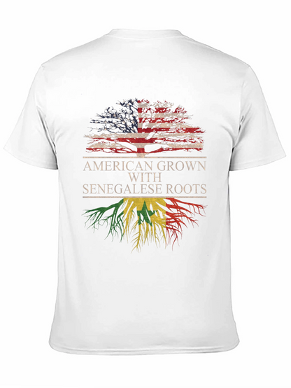 Camiseta Raíces Americanas y Senegalesas