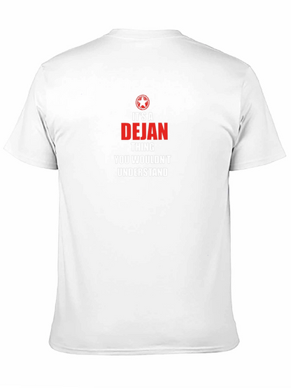 Camiseta Negra Es Cosa de Dejan