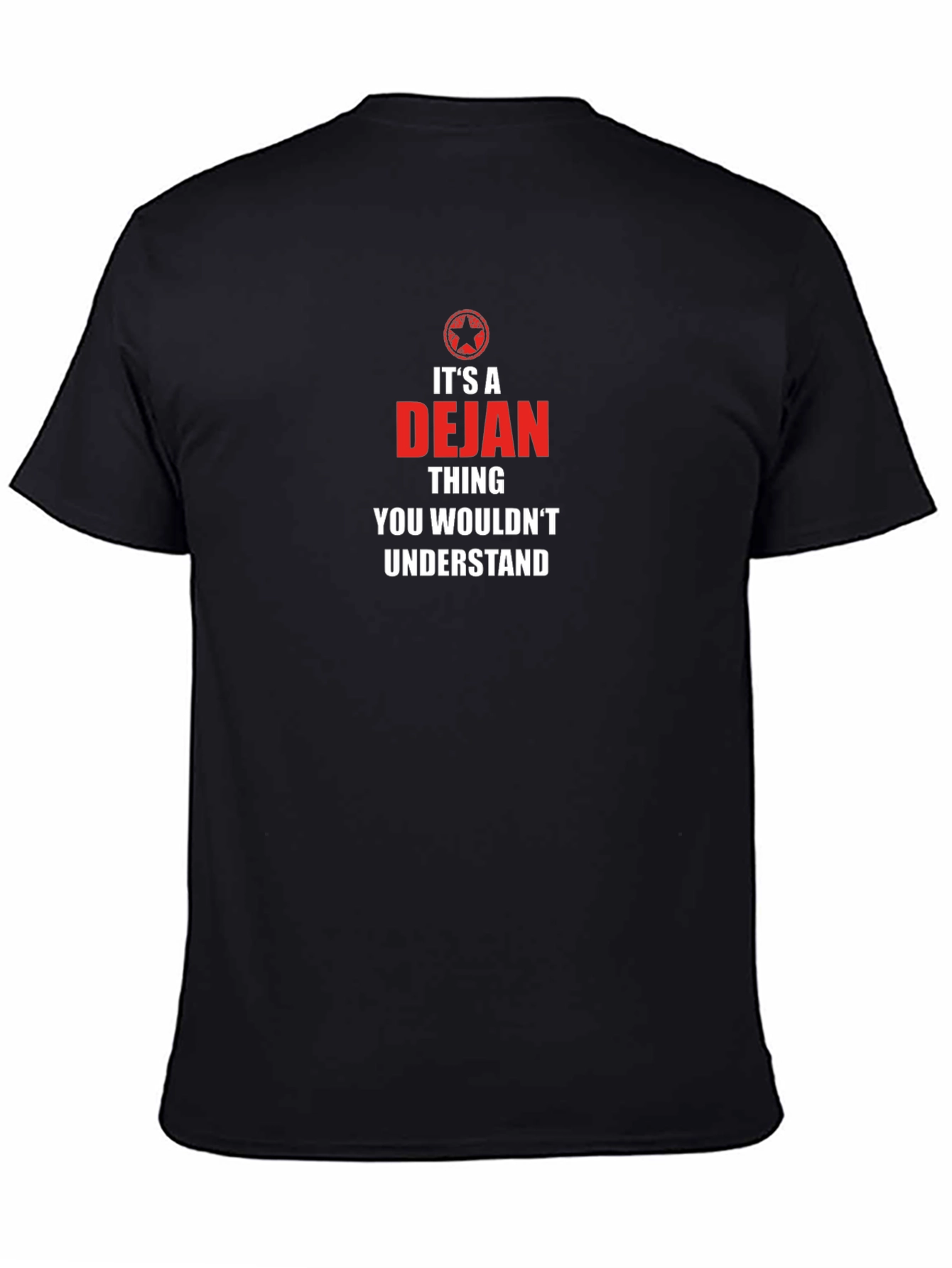 Camiseta Negra Es Cosa de Dejan