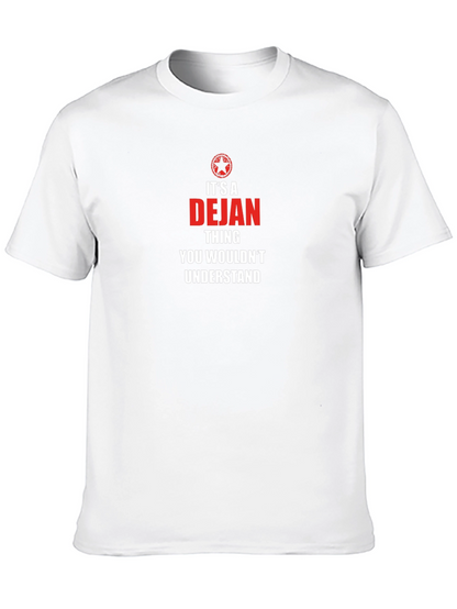 Camiseta Negra Es Cosa de Dejan