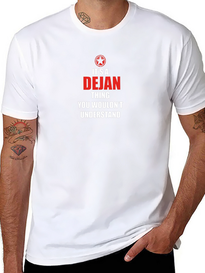 Camiseta Negra Es Cosa de Dejan