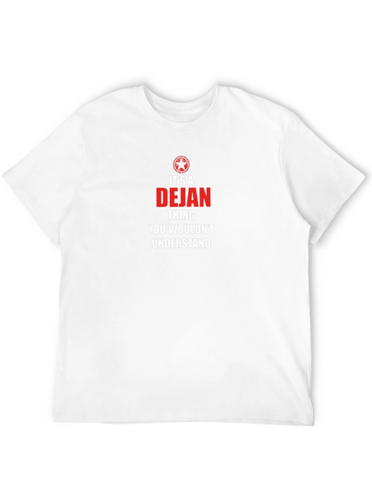Camiseta Negra Es Cosa de Dejan